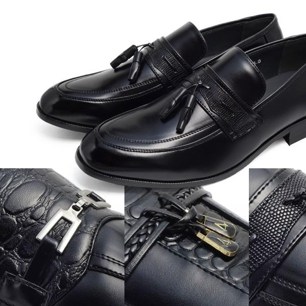 ビジネスシューズ ローファー メンズ ＰＵ革 紳士靴 男性 歩きやすい 履きやすい 軽量 | ブランド登録なし | 01