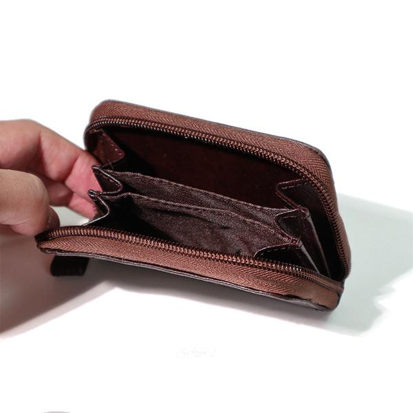 小銭入れ 財布 メンズ 牛革 ウォレット 二つ折り コンパクト ポイント消化 | ブランド登録なし | 06