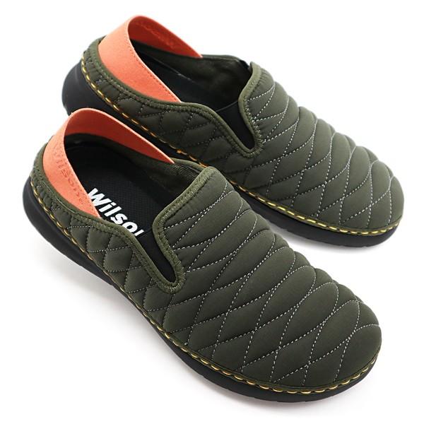 スリッポン メンズ スニーカー かかと踏める 軽量 シューズ 靴 2WAY キルティング 履きやすい WILSON 991 | Wilson | 18