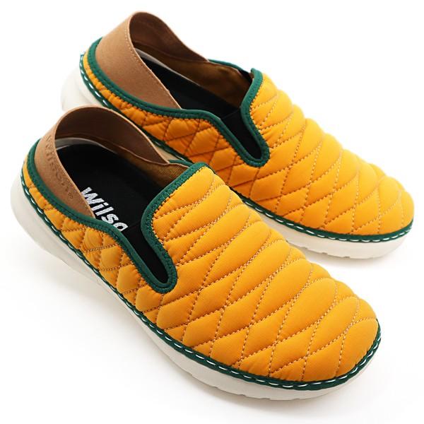 スリッポン メンズ スニーカー かかと踏める 軽量 シューズ 靴 2WAY キルティング 履きやすい WILSON 991 | Wilson | 21