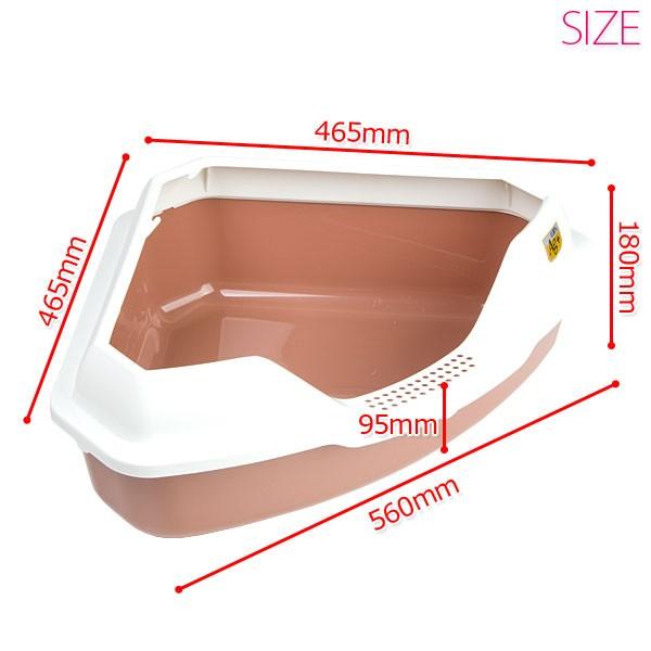 猫用トイレ 三角形コーナータイプ 抗菌銀イオン Ast Cattoilet Diyツールズ 通販 Yahoo ショッピング