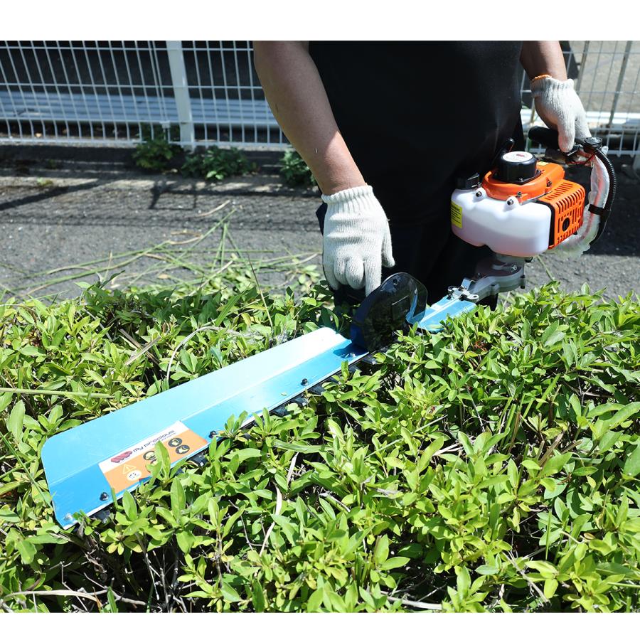 エンジン式 ヘッジトリマー 片面 回転ハンドル バリカン ガーデニング