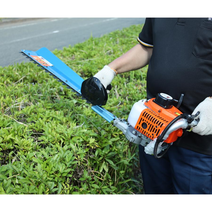 エンジン式ヘッジトリマー　バリカン　庭木の剪定に！ エンジン式 ヘッジトリマー 片面 回転ハンドル バリカン ガーデニング