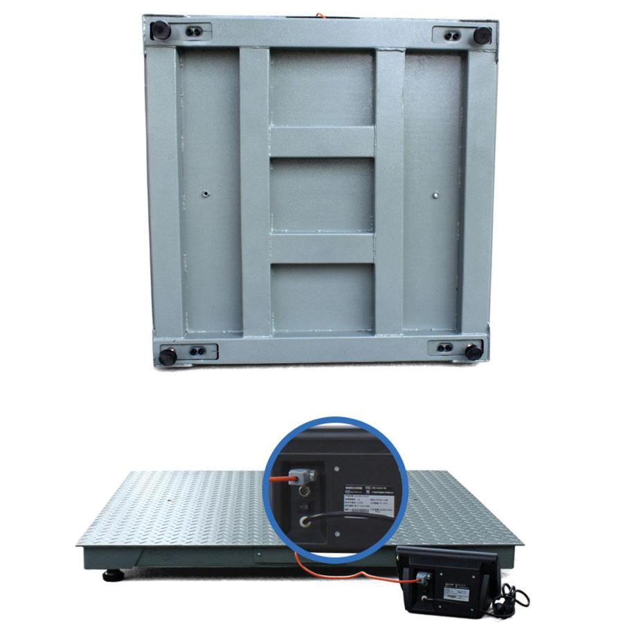 フロアスケール 2t 2000kg デジタル式 1000×1000mm 低床式計量器 フロアスケール 2t 2000kg デジタル式 1000×1000mm 低床式計量器
