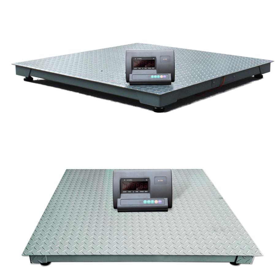 フロアスケール 2t 2000kg デジタル式 1000×1000mm 低床式計量器 フロアスケール 2t 2000kg デジタル式 1000×1000mm 低床式計量器