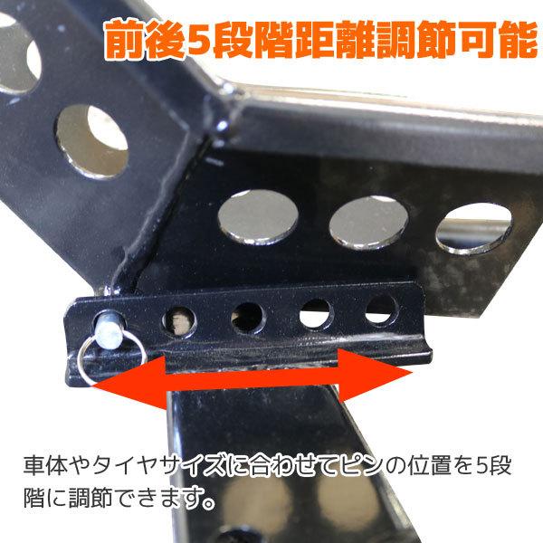 バイクスタンド フロントホイールクランプ ホイールクランプ 大型 中型