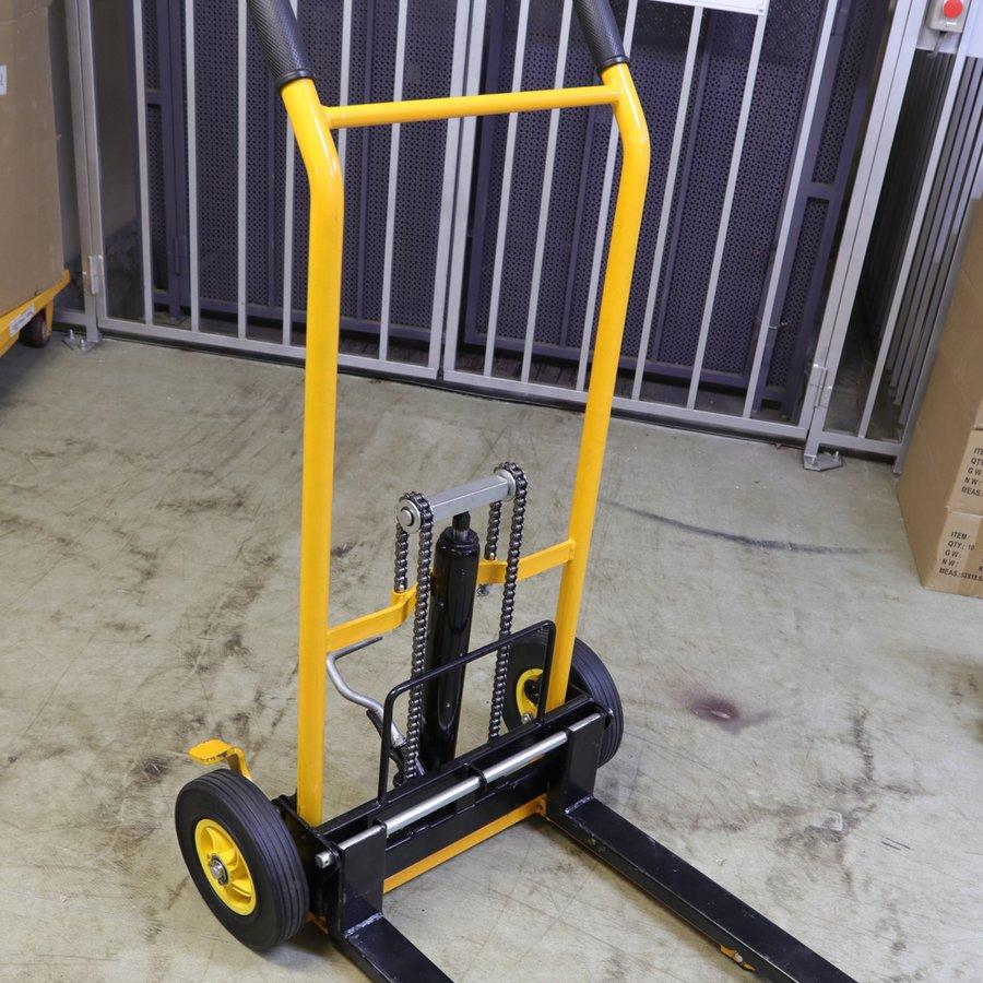 フォークリフト 低床 手動 最大積載200kg 油圧スタッカー 運搬車 フォークリフト 低床 手動 最大積載200kg 油圧スタッカー 運搬車