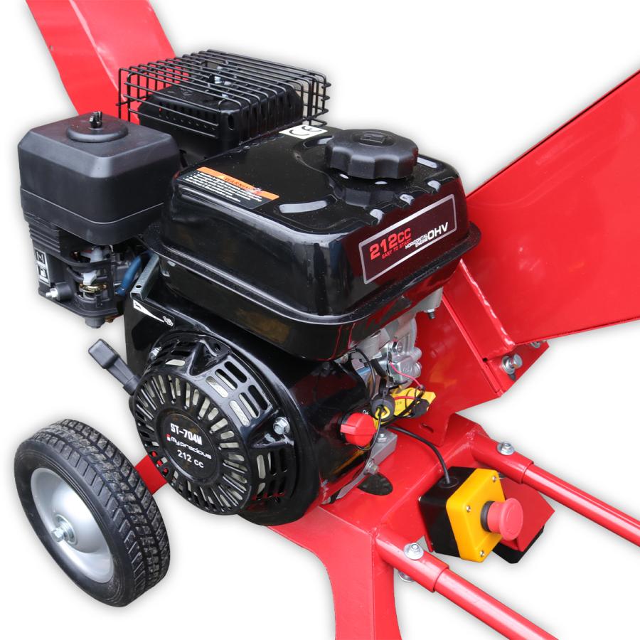粉砕機 7.5馬力 212cc エンジン式 ガーデンシュレッダー 翔鶴
