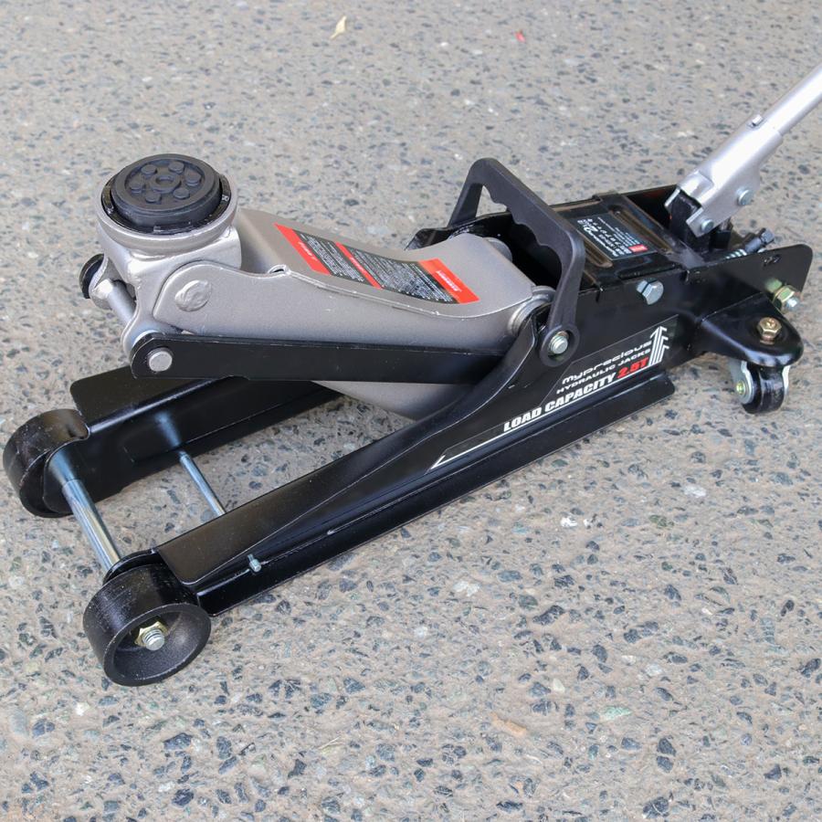油圧式 ガレージジャッキ 2.5t ローダウン スチール製 低床 ジャッキ
