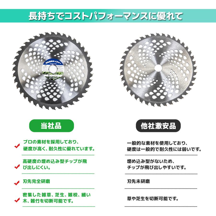 チップソー 替刃 255mm×40T 10枚セット交換 刃こぼれ 草刈機 チップソー 替刃 255mm×40T 10枚セット交換 刃こぼれ 草刈機