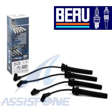BERU製 BMW MINI ミニ プラグコードセット イグニッションコード 4本 セット R50 R52 R53 One Cooper ...