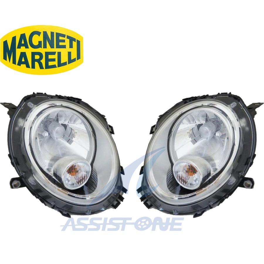  MINI R55 クラブマン ヘッドライト左右セット　訳アリ品 MARELLI製 純正OEM BMW MINI R55 R56 R57 R58 R59 後期 ハロゲン