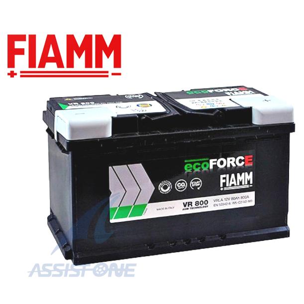 FIAMM 12 SP 80 12V 80Ah バッテリー FIAMM製 80Ah AGMバッテリー AGM-L4 12V 80A 800CCA L4 LN4 AGM
