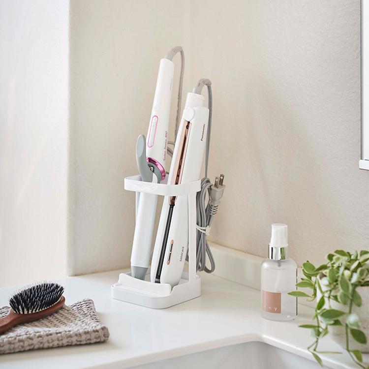 tower 山崎実業 タワー 耐熱トレー付きヘアーアイロンスタンド tower 山崎実業 タワー 耐熱トレー付きヘアーアイロンスタンド