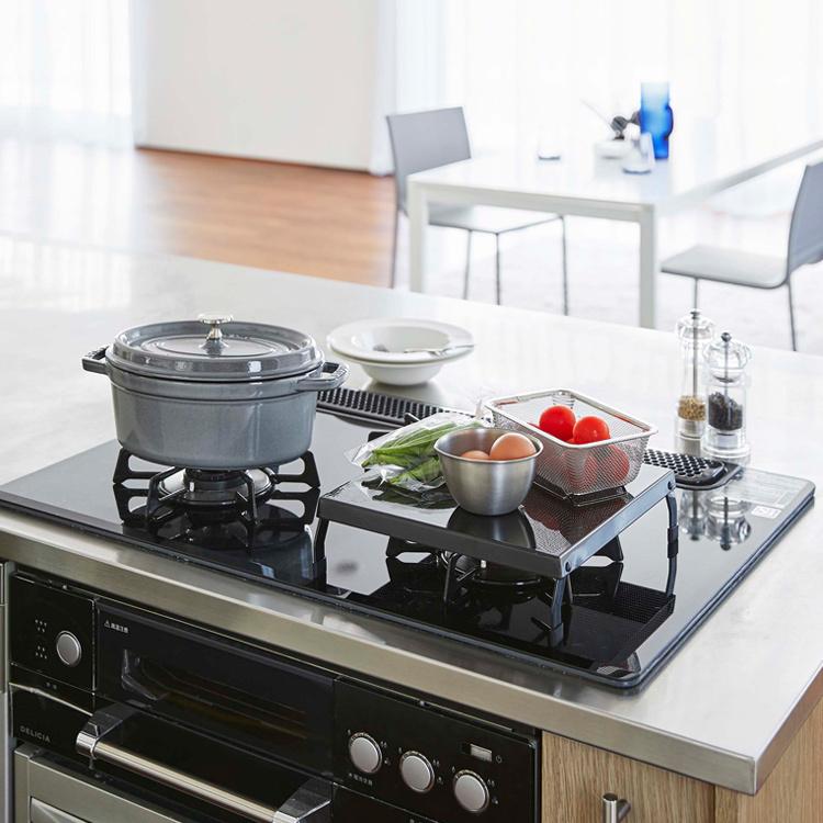 tower 山崎実業 タワー キッチン 折り畳みガスコンロカバー 5109 5110