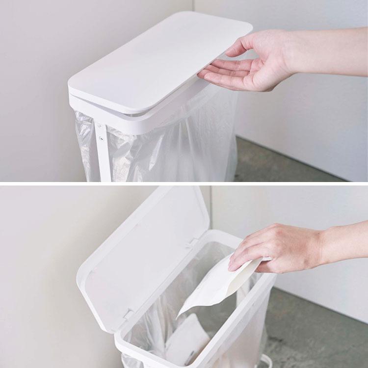 山崎実業 ゴミ箱 LUCE ゴミ袋ホルダー ルーチェ スリム ごみ箱 5401 5402 | 山崎実業 | 04