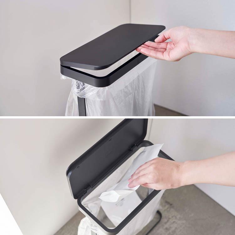 山崎実業 ゴミ箱 LUCE ゴミ袋ホルダー ルーチェ スリム ごみ箱 5401 5402 | 山崎実業 | 05