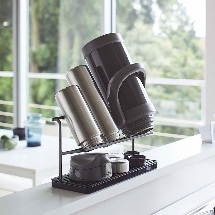 tower 山崎実業 タワー キッチン ワイドジャグボトルスタンド ホワイト