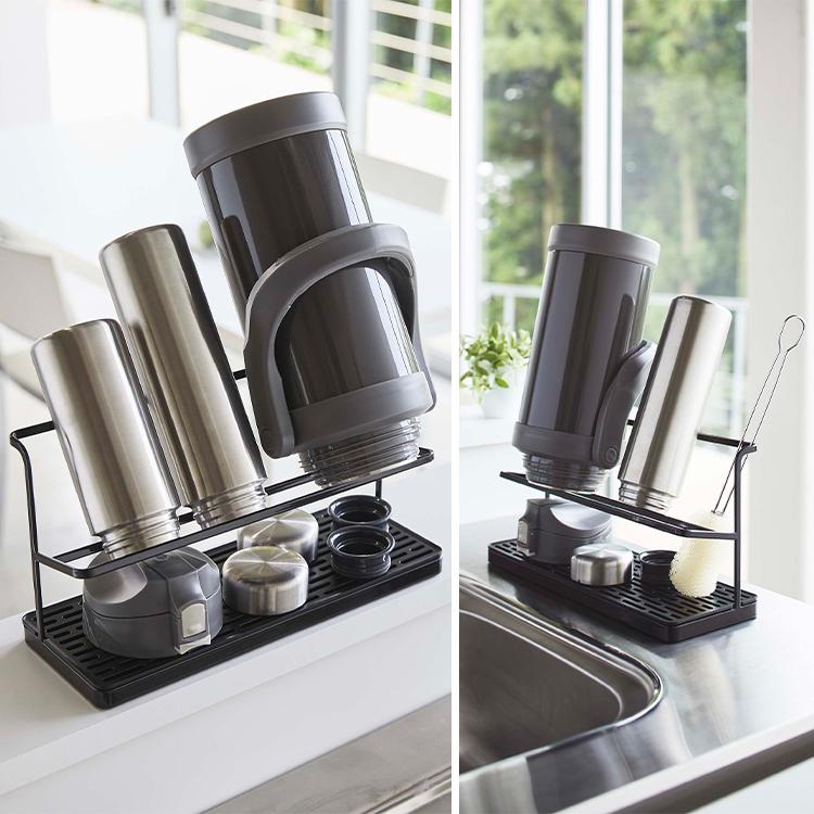 tower 山崎実業 タワー キッチン ワイドジャグボトルスタンド ホワイト