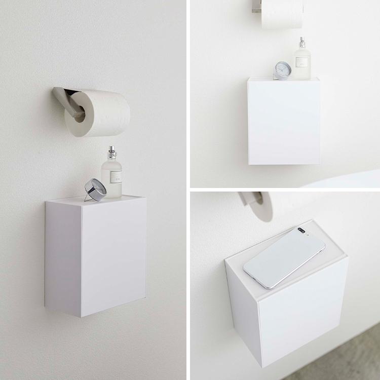 山崎実業 タワー トイレ ゴミ箱 tower ウォールトイレポット＆収納ケース タワー | tower | 04