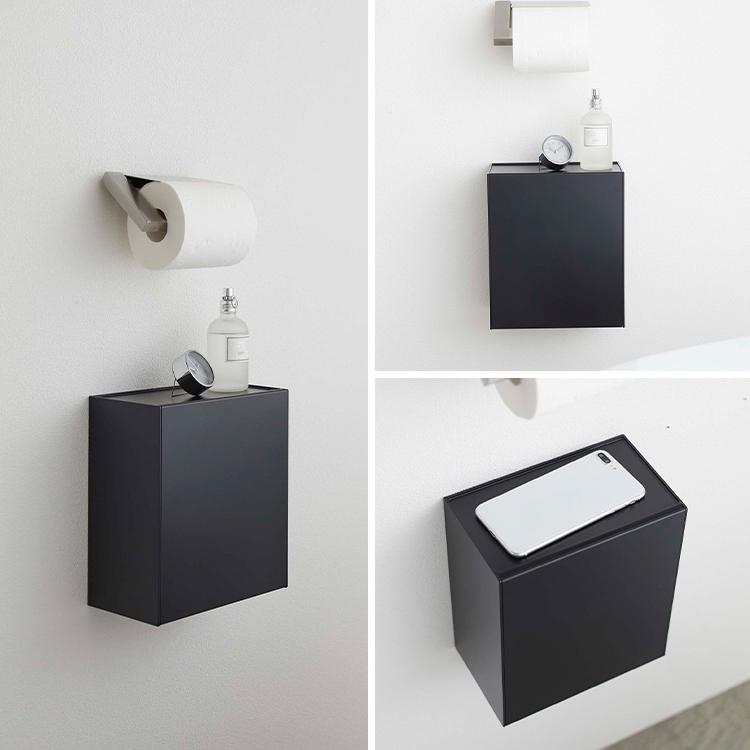 山崎実業 タワー トイレ ゴミ箱 tower ウォールトイレポット＆収納ケース タワー | tower | 05