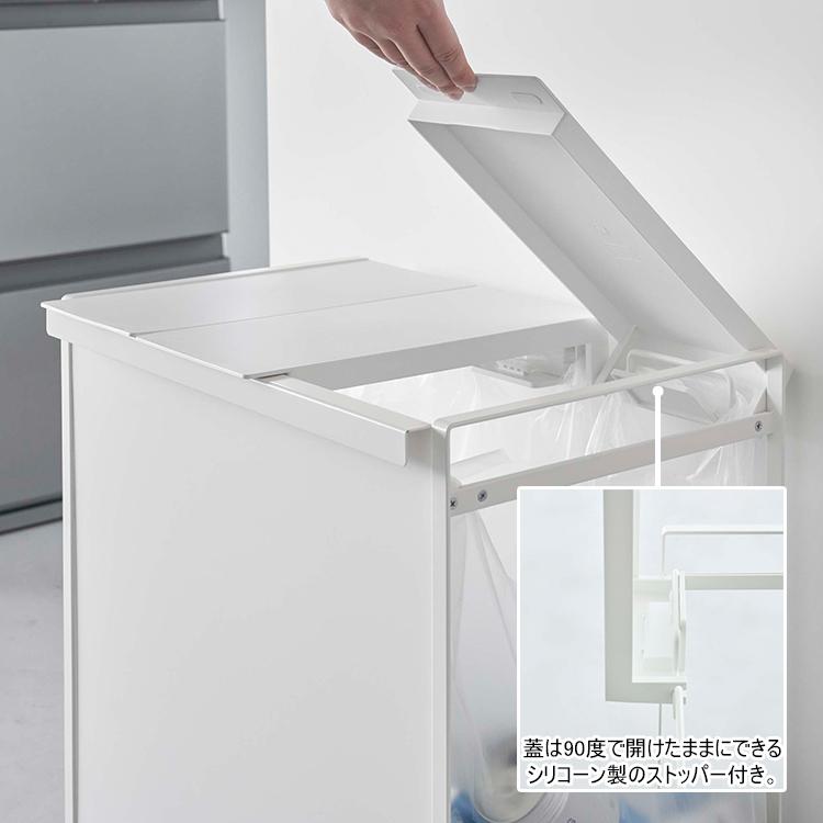 tower 山崎実業 蓋付き目隠し分別ダストワゴンタワー 3分別 tower 山崎実業 蓋付き目隠し分別ダストワゴンタワー 3分別