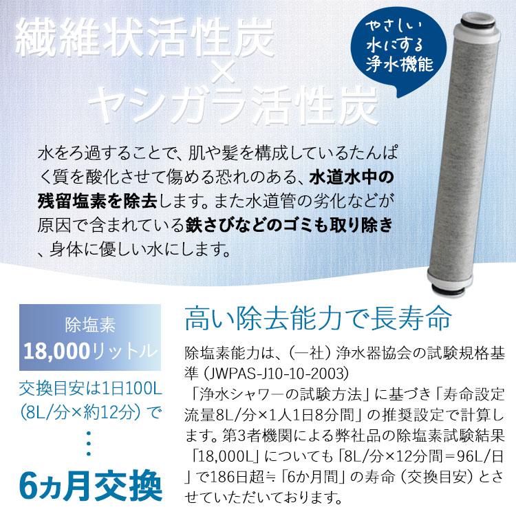 水生活製作所 交換用カートリッジ 《2個組》 [総ろ過能力18,000L 水生活製作所 交換用カートリッジ 《2個組》 [総ろ過能力18,000L