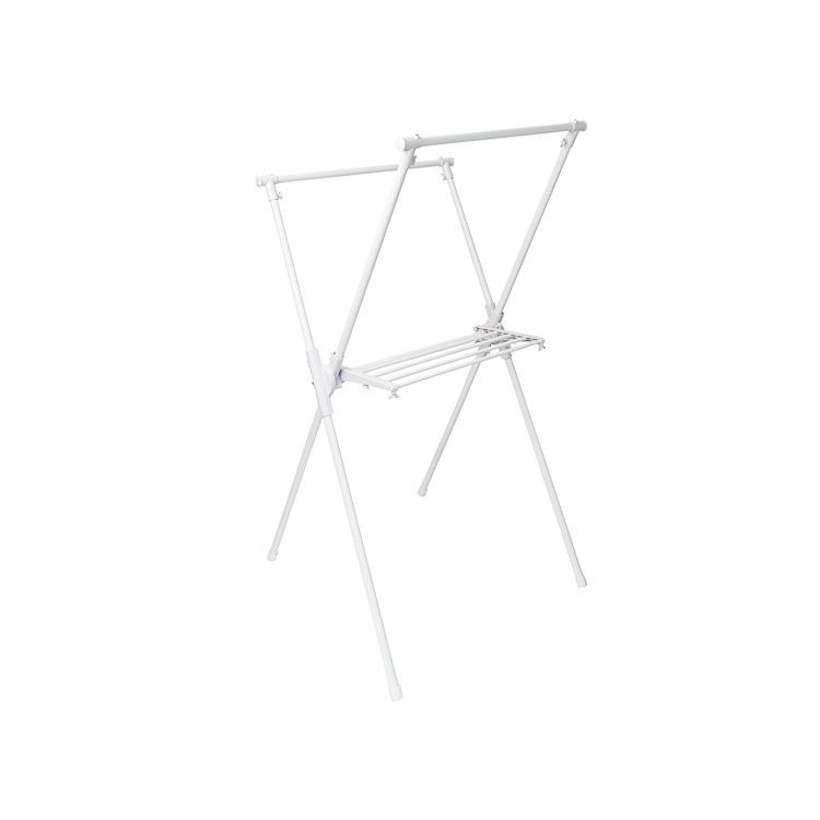 セキスイ ものほしスタンド MH-80W タオルバー付き 洗濯物干し 白