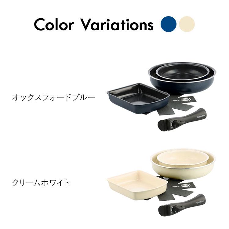 GREEN PAN GREENPAN クリックシェフ 《5点セット》 着脱式 GREEN PAN GREENPAN クリックシェフ 《5点セット》 着脱式