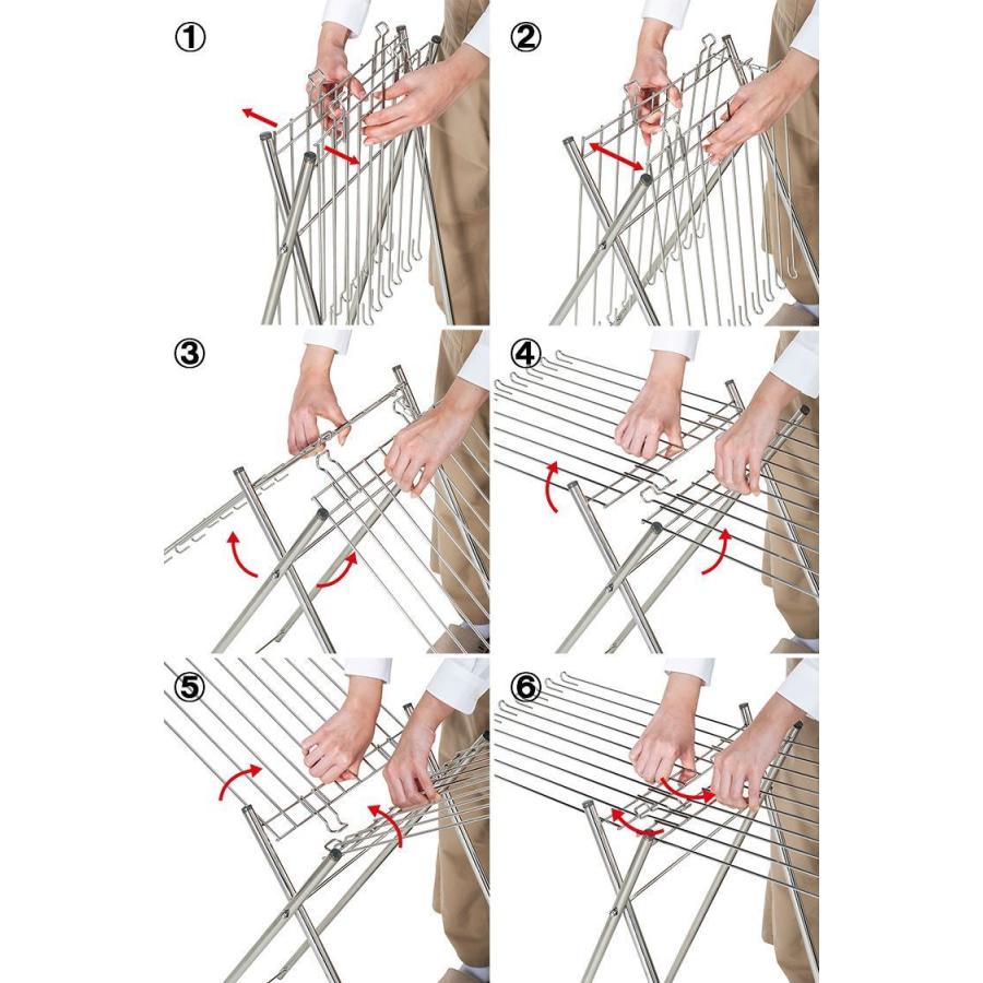 セキスイ 物干し ステンレスタオルほし DT-1 タオル約20枚 タオル干し