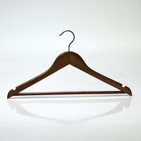 長塩産業 Lg ランギット 木製ハンガー バー付き アンティークブラウン ブラック 5本セット Lg アシストワン 通販 Yahoo ショッピング