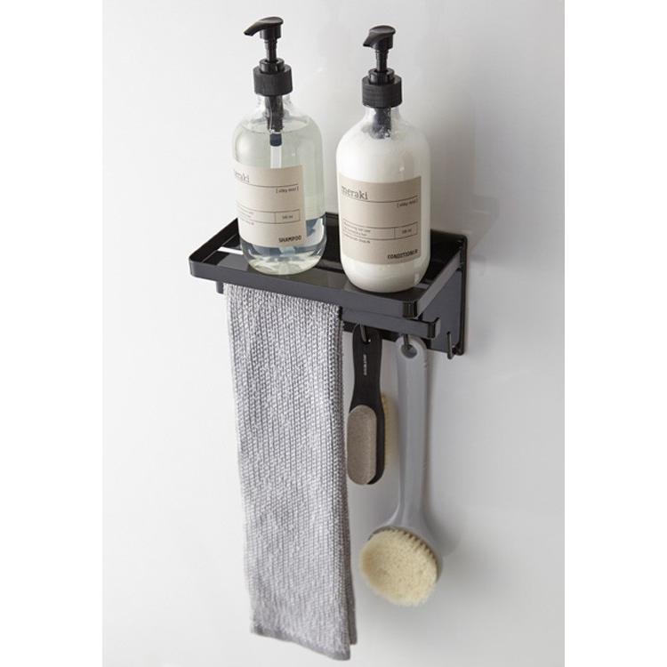 tower 山崎実業 マグネットバスルーム多機能ラック タワー 壁面収納