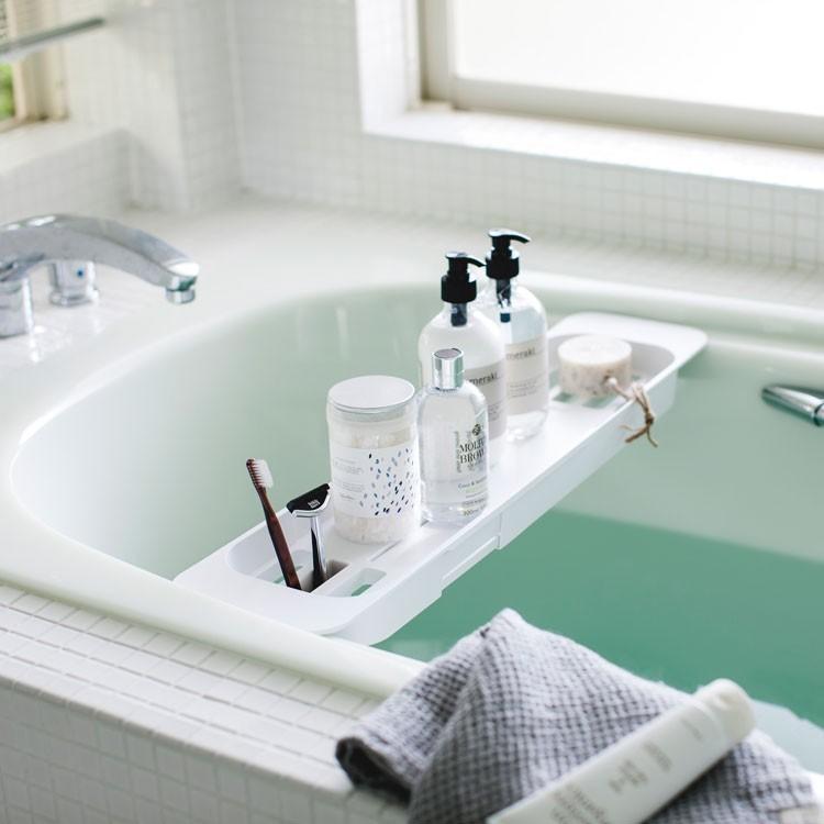 Tower 伸縮バスタブトレー タワー 風呂場 バスルーム リラックスタイム バスタブ掛け バスタブラック 浴室 お風呂 小物置き タワーシリーズ 山崎実業 Yamazaki アシストワン 通販 Paypayモール