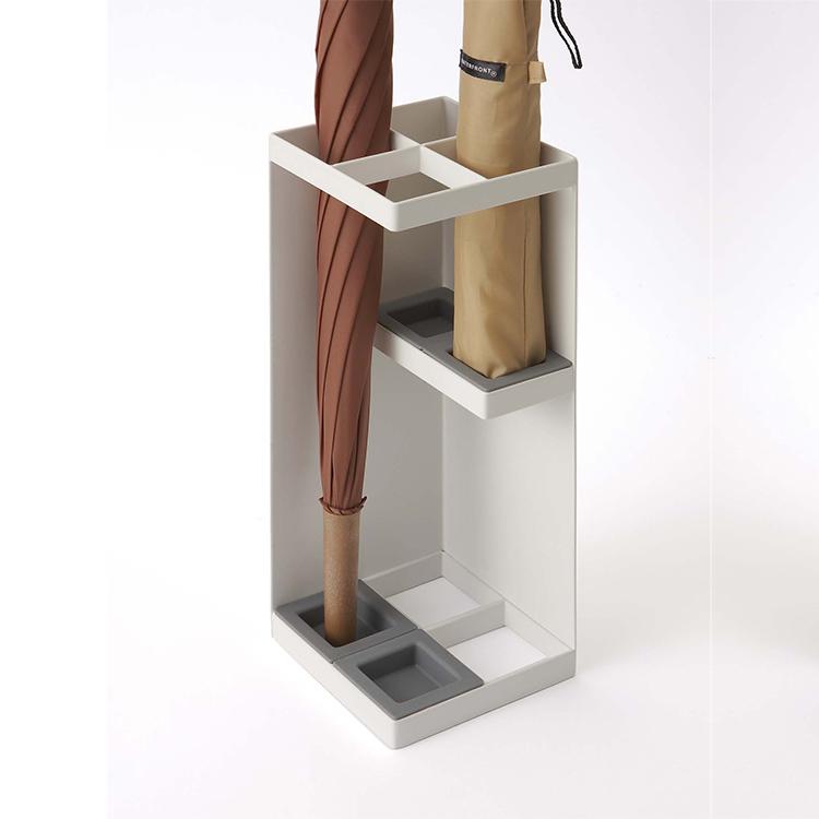 山崎実業 傘立て smart かさたて スマート 4本収納 傘たて 傘収納 傘スタンド 玄関収納 スリム収納 エントランス ホワイト 6718 ブラック 6719 | 山崎実業 | 05