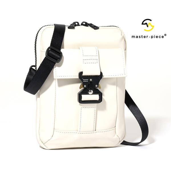 オンライン 販売 ミニコンテナボックス付き マスターピース 縦型ショルダーバッグ ホワイト メンズ コンフィ Master Piece 人気 おすすめ Www Superavila Com