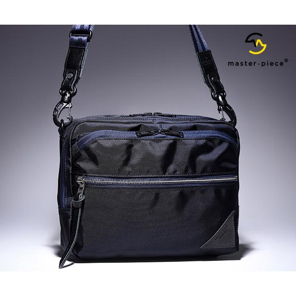 魅了 ミニコンテナボックス付き マスターピース ショルダーバッグ ネイビー メンズ ヴァリアス Master Piece 春夏新作