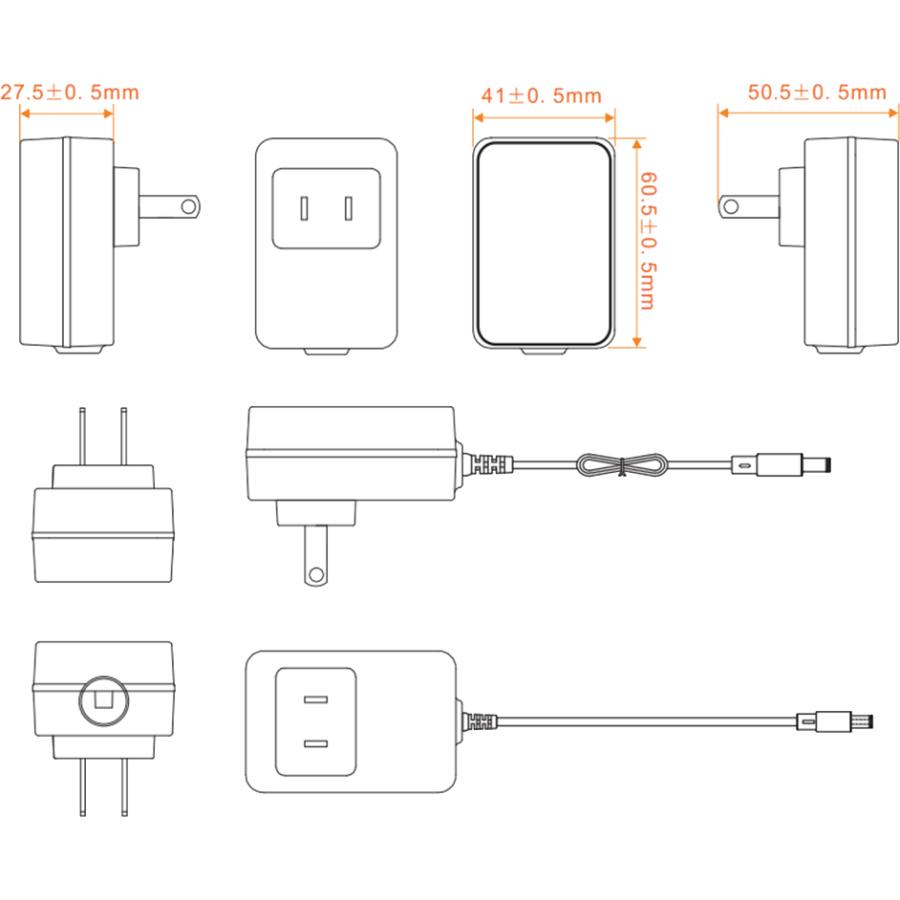 ５ｖ３ａ ＡＣアダプタ　５３G型　 （・電源アダプタ・充電アダプタ） |  | 01
