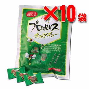 森川健康堂　プロポリスキャンディー　100g（25粒入）×10袋セット | 