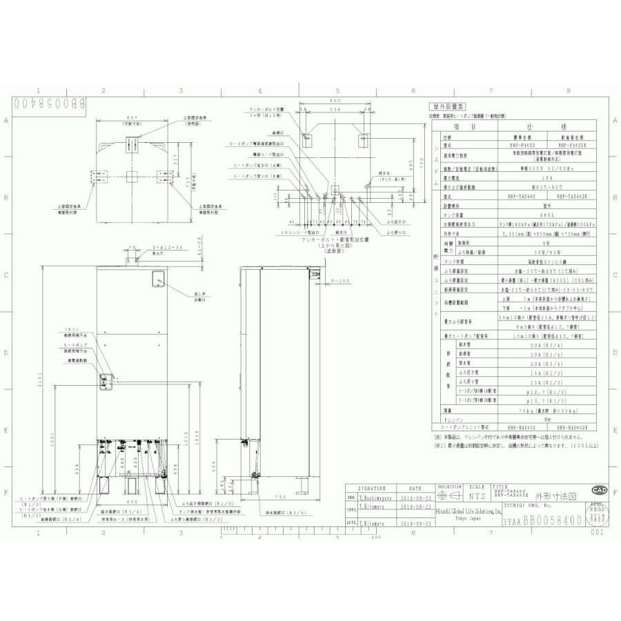 日立 エコキュート Bhp F46sd 460l 水道直圧給湯 リモコンセット付 脚カバー付 Bhp F46sd 松つぁんの健康セレクト 通販 Yahoo ショッピング