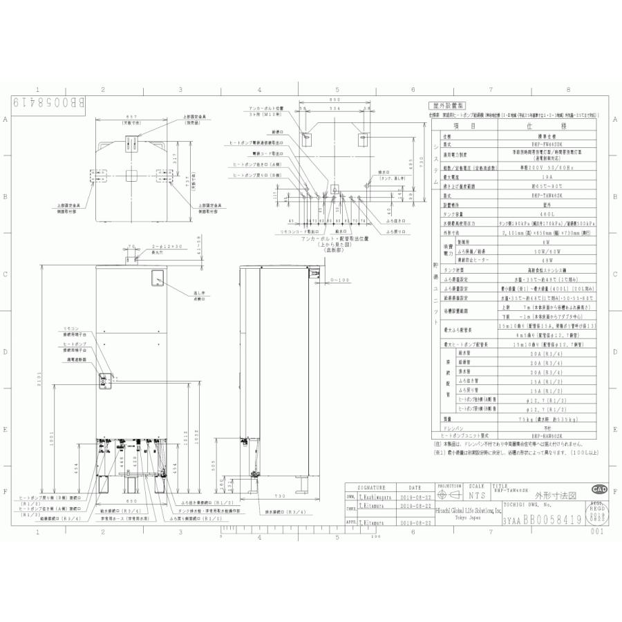 日立 エコキュート Bhp Fw46sdk 460l 寒冷地仕様 井戸水対応 水道直圧給湯 リモコンセット付 脚カバー付 Bhp Fw46sdk 松つぁんの健康セレクト 通販 Yahoo ショッピング