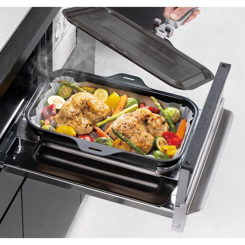 パロマ　ビルトインガスコンロ　PD-963WT-U60GH　クレア　　60cm/ガラストップ/ラ・クックグラン・クッキングシート・木製プレート同梱 | パロマ | 04