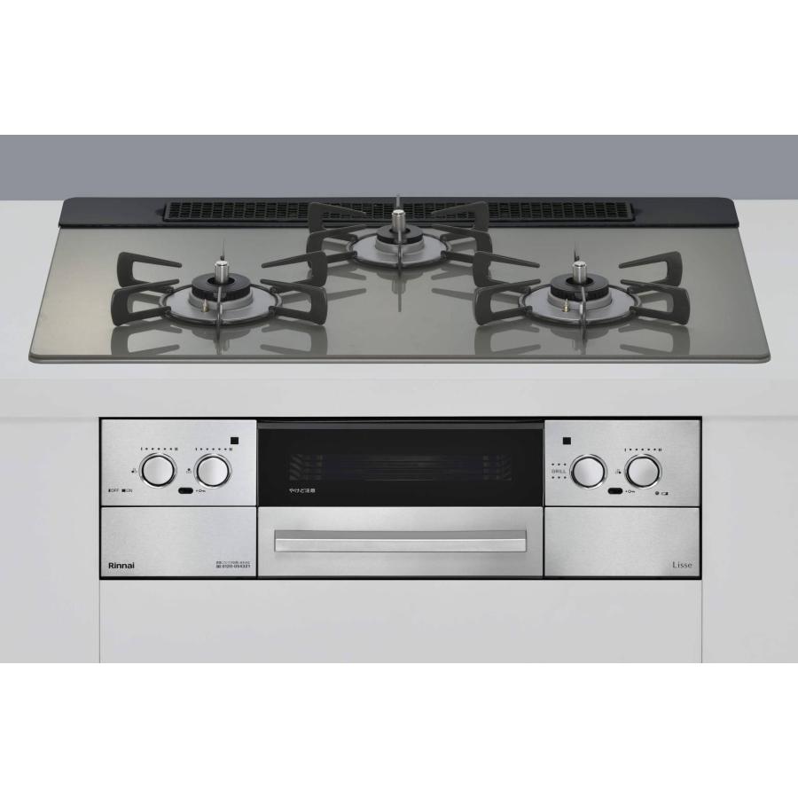 リンナイ　グリル付きガスコンロ　　未使用　ビルトイン リンナイ（Rinnai） 【標準工事費込み】 ビルトインガスコンロ