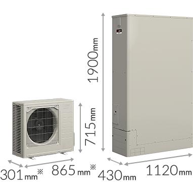 三菱 三菱 エコキュート SRT-S376UZ Sシリーズ 370L/薄型タンク 三菱 三菱 エコキュート SRT-S376UZ Sシリーズ 370L/薄型タンク