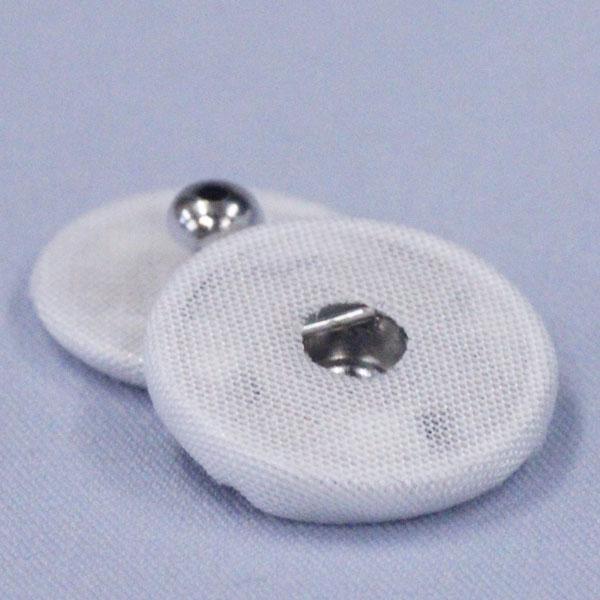 ボタン くるみボタン スナップボタン 14mm 01 白 N / 6セット NO.1508