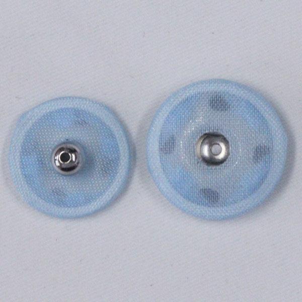 ボタン くるみスナップボタン 12mm 044 サックス Ni / 6セット NO.1508