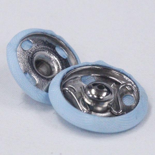 ボタン くるみスナップボタン 12mm 044 サックス Ni / 6セット NO.1508