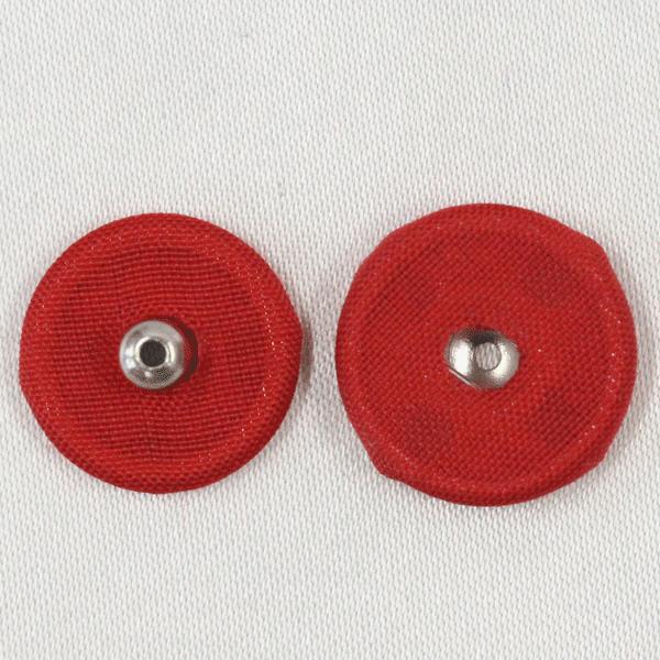 ボタン くるみボタン スナップボタン 7mm 152 赤 Ni / 6セット NO.1508  縫い付けタイプ ボタン 手芸 通販｜assure-2