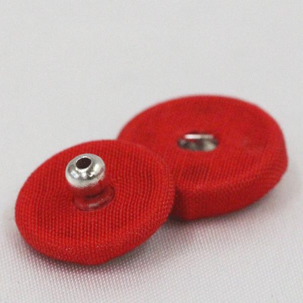 ボタン くるみボタン スナップボタン 7mm 152 赤 Ni / 6セット NO.1508  縫い付けタイプ ボタン 手芸 通販｜assure-2｜02