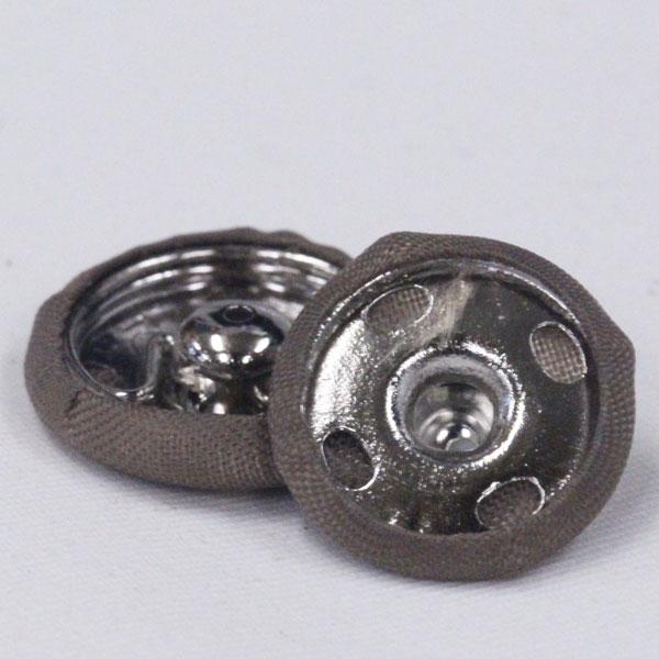 ボタン くるみスナップボタン 8mm 208 薄茶 N / 6セット NO.1508 縫い