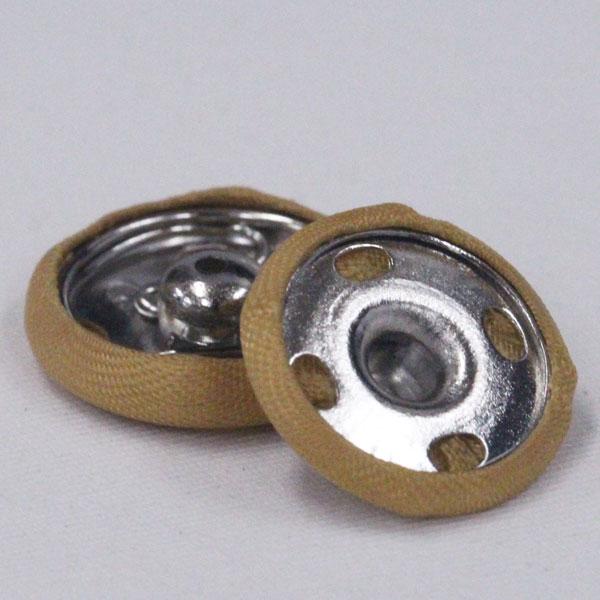 ボタン くるみスナップボタン 7mm 242 カラシ Ni / 6セット NO.1508